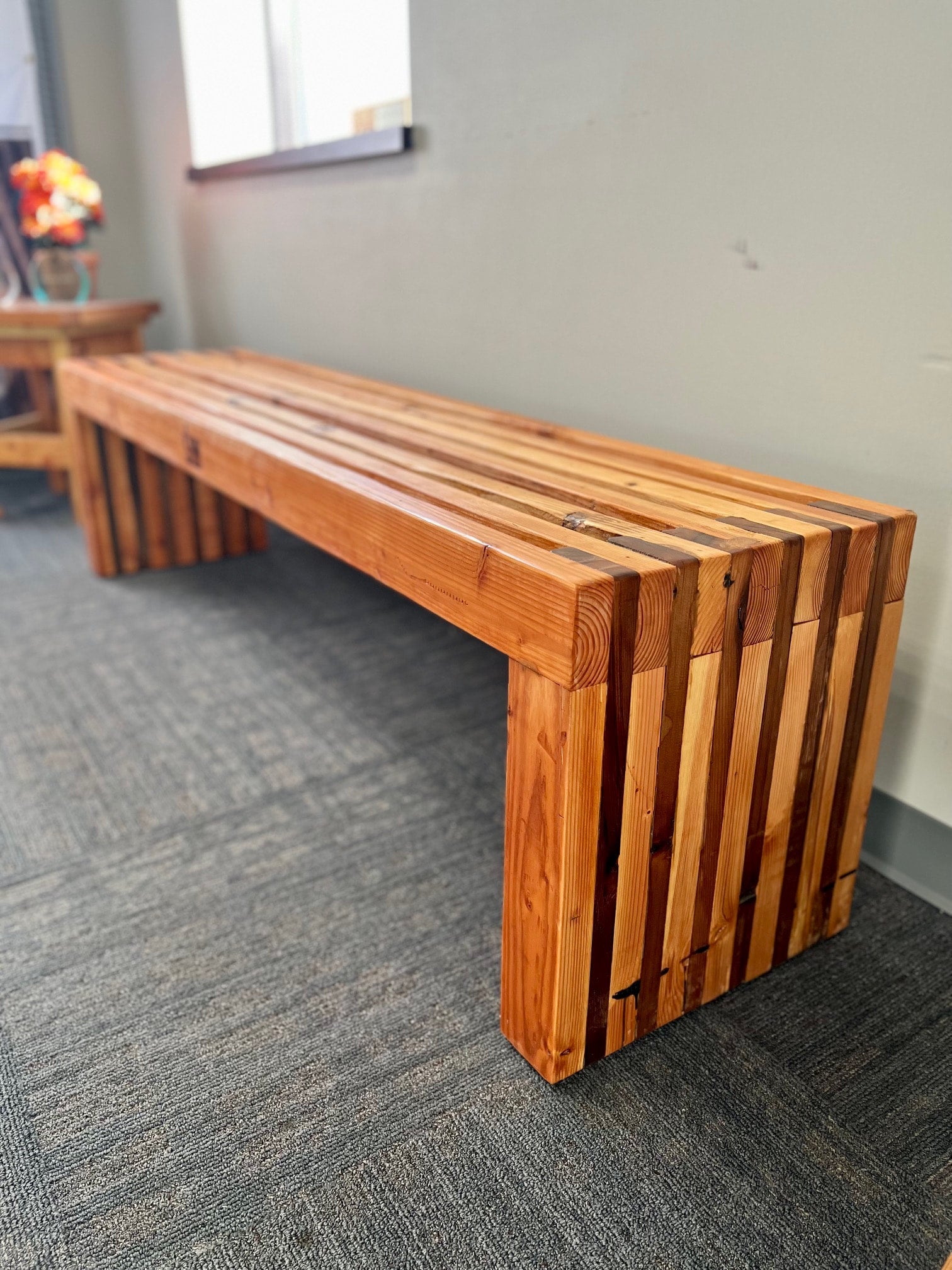 Handmade Wood Bench | ReUse Warehouse Store - Better Futures Minnesota